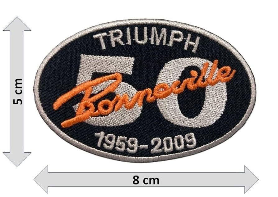 Amazon.co.jp: アメカジ ワッペン Triumph Bonneville